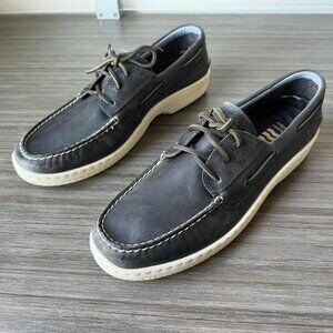 Sperry Top-Sider Billfish Plushwave 3 Eye Grey Boat Shoes Men's Size 13 $108